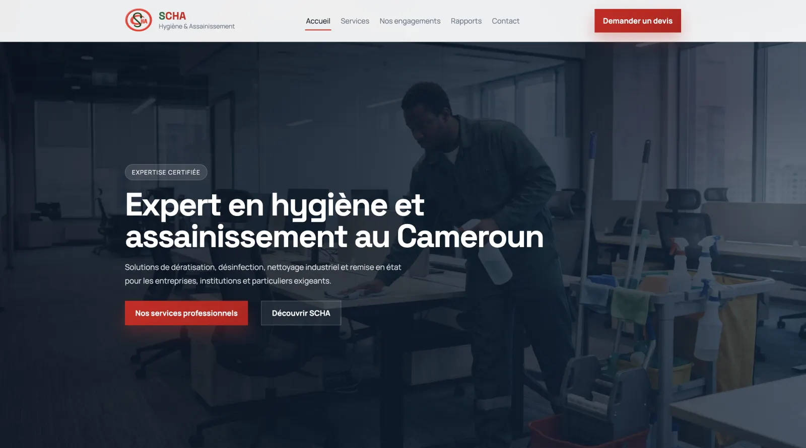 Aperçu de Site Web SCHA